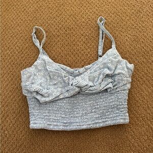 American Eagle Outfitters Light Blue Floral Camisole